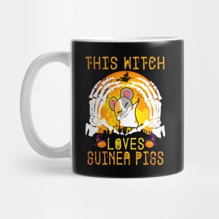 This Witch Loves Guinea Pigs Halloween (121) Mug